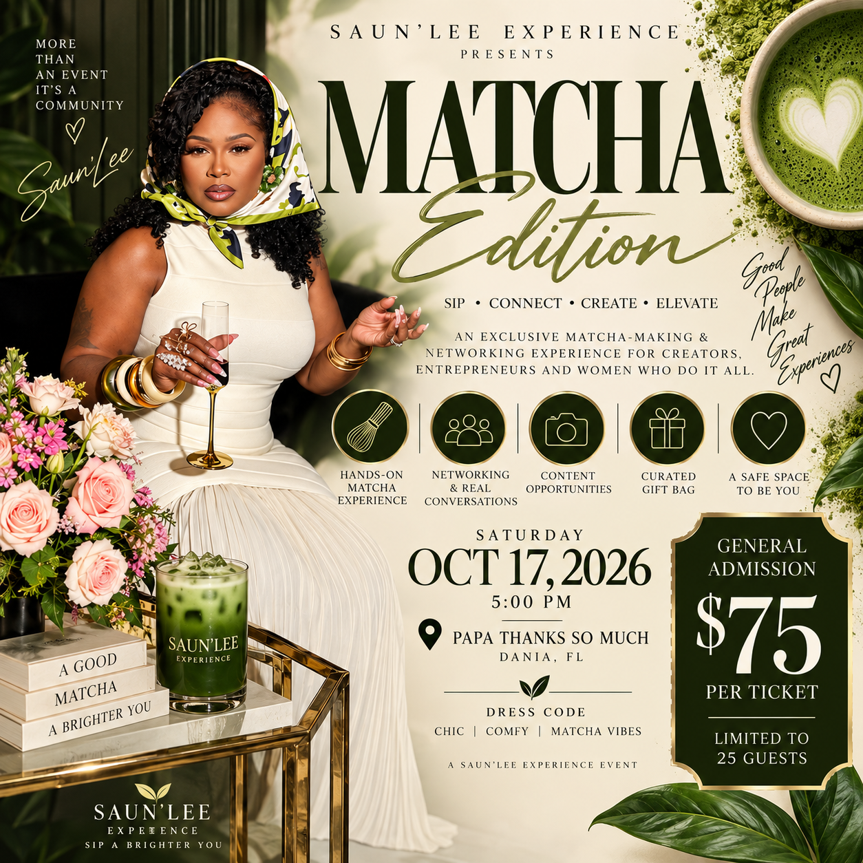 The Matcha Experience — Saun'Lee